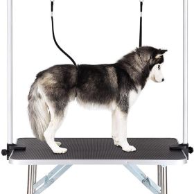 Pet Dog Grooming Table (Color: Black)